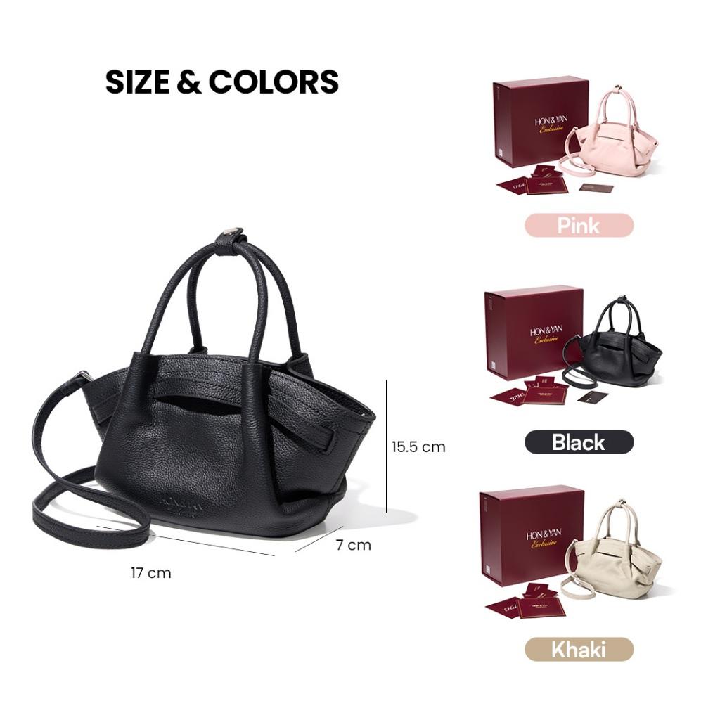 HONYAN EXCLUSIVE Tas Selempang Wanita Cavella Sling Bag Kulit Sapi Asli Tas Jinjing