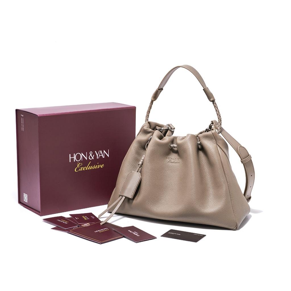 HONYAN EXCLUSIVE Tas Selempang Wanita Elaris Tote Bag Tas Kerja Wanita Kapasitas Besar