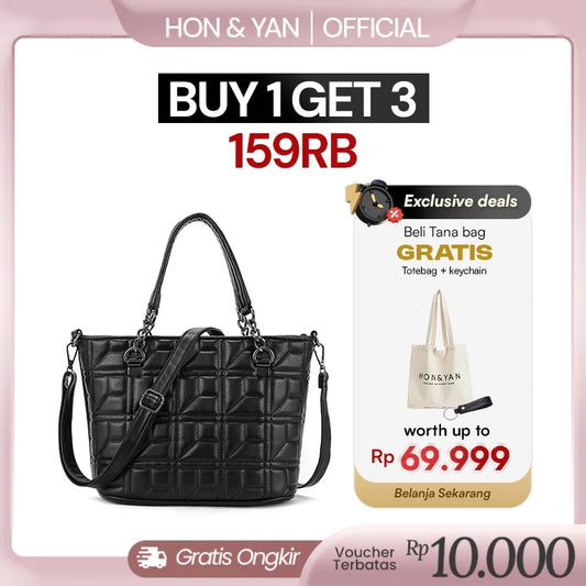 HONYAN Tana tas selempang wanita elegan
