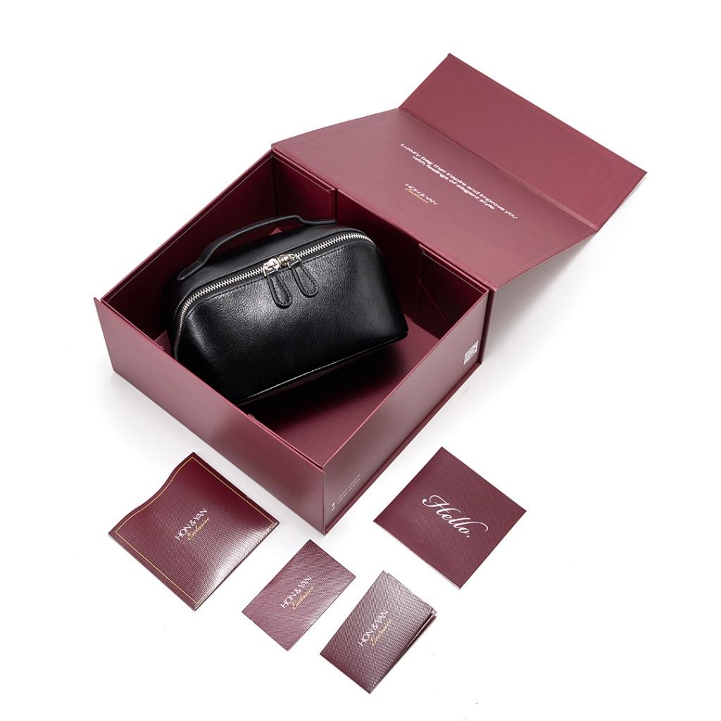 HONYAN EXCLUSIVE Tas Selempang Wanita Lunea Travel Pouch Zipper Organizer Tas Kosmetik