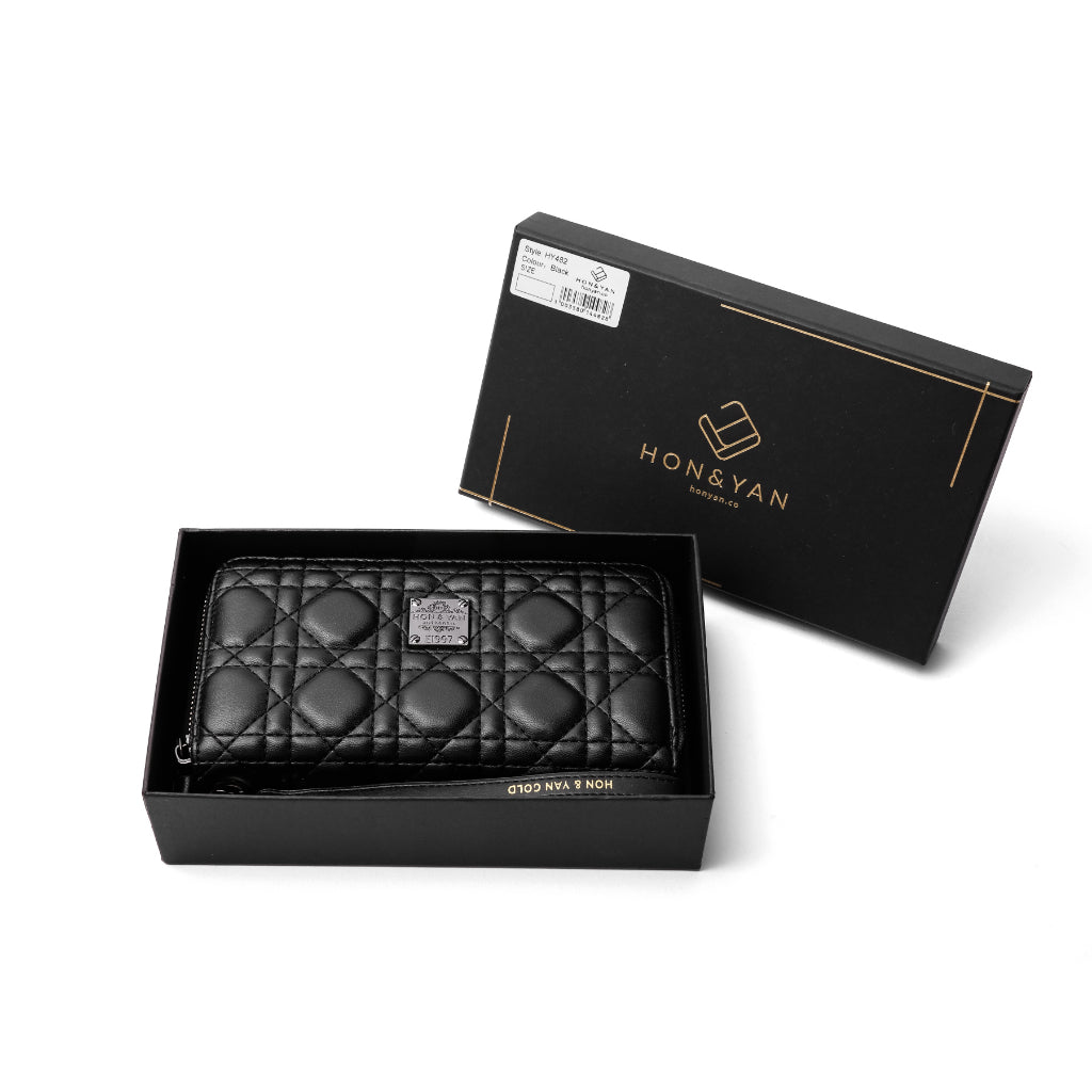 HONYAN GOLD Zalmore Long Wallet Wanita 2-Zip