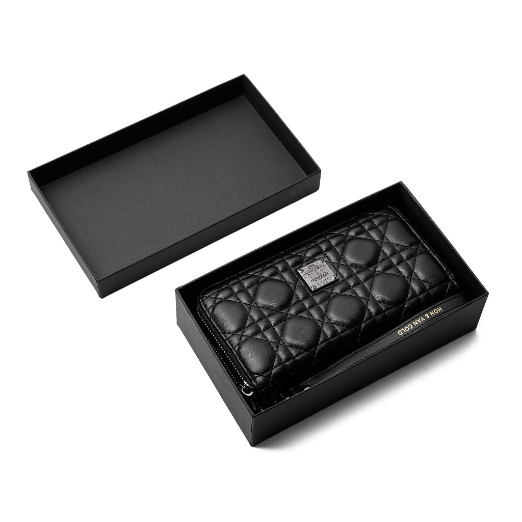 HONYAN GOLD Zalmore Long Wallet Wanita 2-Zip