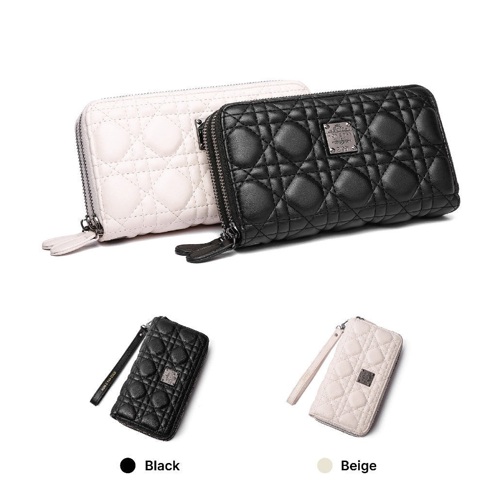 HONYAN GOLD Zalmore Long Wallet Wanita 2-Zip