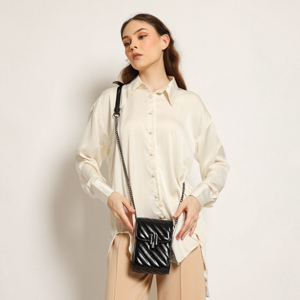 HONYAN GOLD Nata Tas HP Wanita Tas Selempang