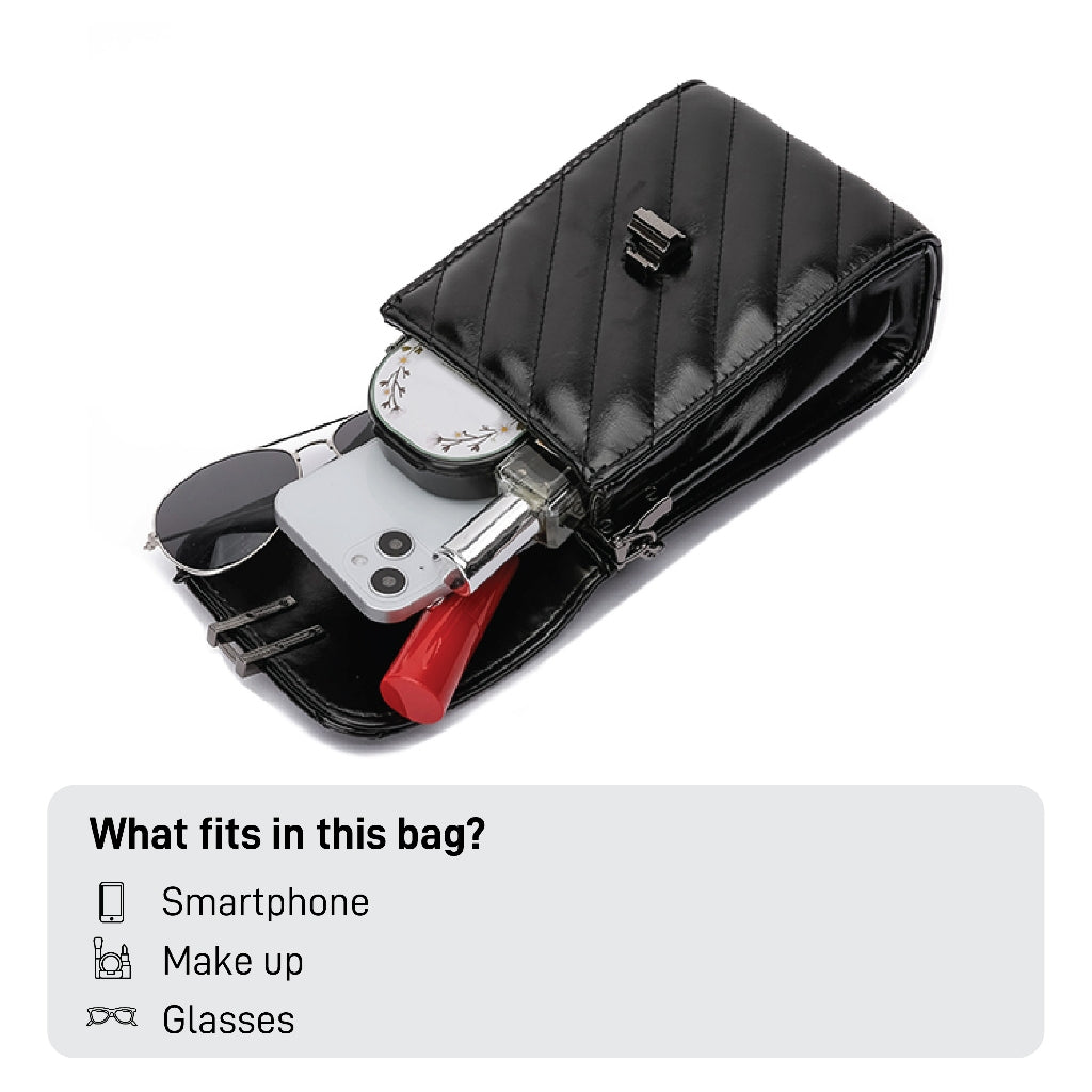 HONYAN GOLD Nata Tas HP Wanita Tas Selempang