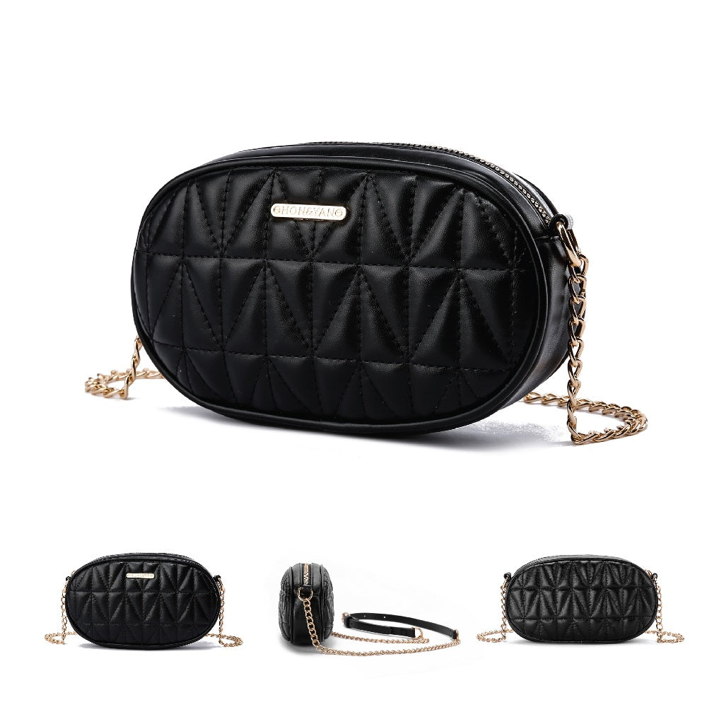 HONYAN Nuber Tas Selempang Wanita Oval