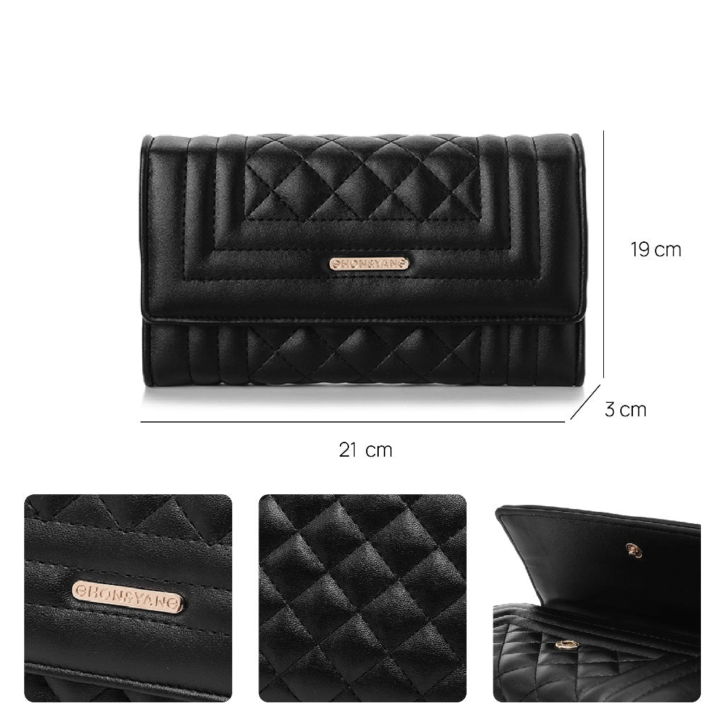 HONYAN Jessica Dompet Wanita Long Wallet