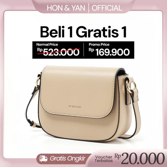 tas selempang wanita Via sling bag HONYAN 2pcs